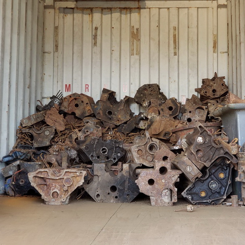 Heavy Melting Steel (HMS 1&2) scrap ready for shipment
